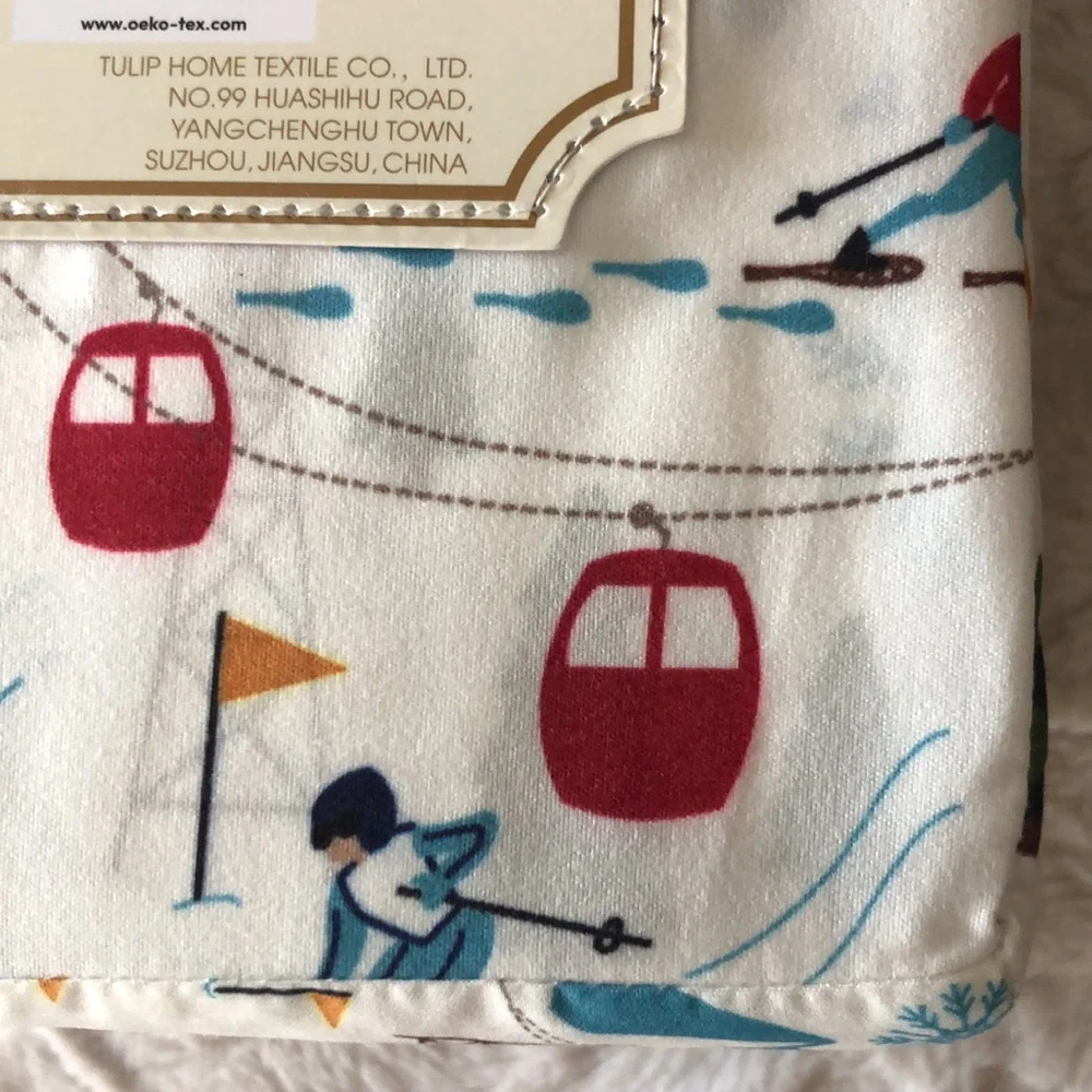 Wellesley Manor Ski Mountain Sheet Set - FULL